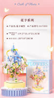 Bloques De Construcción De Castillo Creativo Con Música Y Luz Para Niñas Juguetes DIY De Bloques Pequeños Para Niños Modelos De Jardín Y Castillos En El Cielo Regalos Creativos Para Niñas - details 9