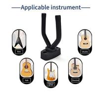 Soporte De Guitarra Para Pared Antideslizante Accesorios De Instrumentos Musicales Soporte Para Acústica Ukulele Violín Bajo - details 3