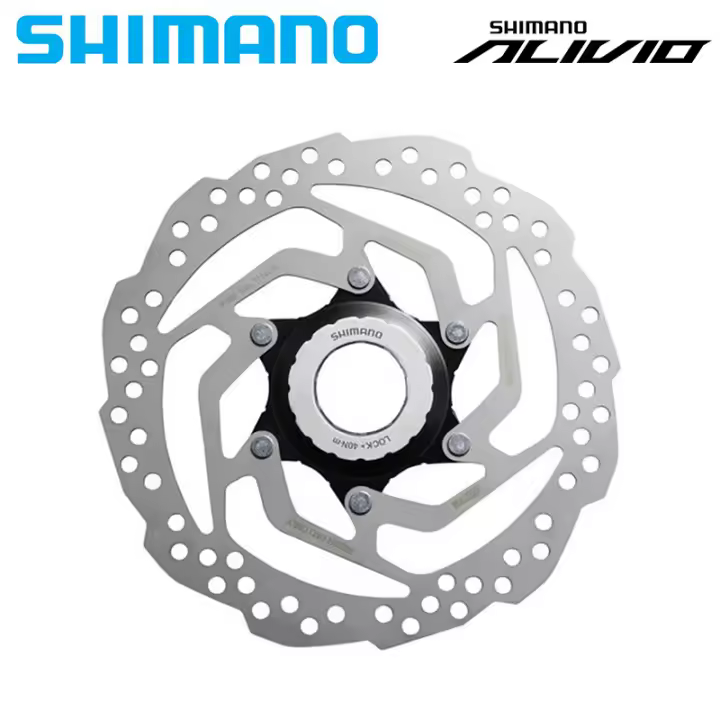 Rotor De Freno Disc SHIMANO CENTER LOCK 160mm/180mm Para Bicicletas De Montaña Material De Aluminio Ligero Sistema De Freno Hidráulico - 1