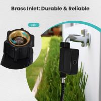 Medidor De Agua Con Timer WiFi Solar De MoesHouse IP65 Impermeable Con Entrada De Latón Sensor De Temperatura Y Humedad Del Suelo Compatible Con Tuya UK - details 6