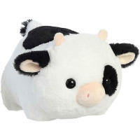 Plush de Vaca en Blanco y Negro-Diversión coleccionable - Blanco 7,9 - details 3