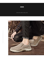 Zapatos Casuales Para Hombre Malla Transpirable Loafers Comodidad Exterior Paseo Clásicos Zapatillas Material De Suela EVA Talla Verdadera - details 7