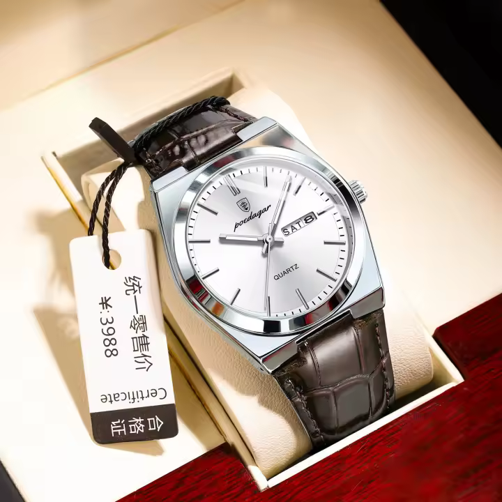 Reloj de cuarzo ultrafino de marca para hombre, nuevo y resistente al agua. - 1