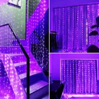 1 Pack De Luces De Cobre LED 2x2M Para Ventanas Con 20 Clips Y Luz De Batería Para Decoración De Fiesta Navidad Y Bodas - details 19