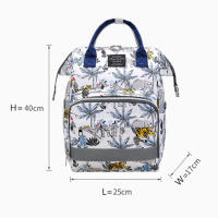 Bolso De Diaper Para Mamá Con Gran Capacidad Organizadora Bolsa De Bebé Con Estampado Floral Bolso De Mano De Moda Para Mujer Bolsa De Lactancia - details 15