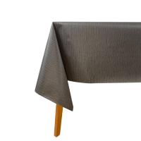 Mantel Hulehule Tex Hule PVC Estampado Liso, Jaspeado con Tonos Grises Anti manchas Impermeable - WALLACE ANTRACITE - details 0