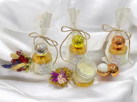 Pack de 10 Velas Aromáticas con Bálsamo de Labios en Bolsa de Regalo - Regalos para Invitados de Boda, comuniones, bautizos, aniversarios, cumpleaños - details 0