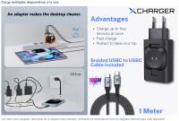 XCharger All in One 43W: Cargador Multifuncional de Carga Rápida con Cable USB-C, y Cargador de Reloj, Compatible con Dispositivos Apple como iPhone, iPad, AirPods, Equipado con un Cargador Específico para Watch. - details 1
