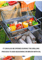 Cesta De Malla Para Barbacoa Y Rotisserie En Acero Inoxidable Herramienta De Cocina Para Grill Y Barbecue - details 2