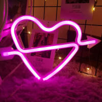 Lámpara De Neón LED Corazón Cupido Para Decoración De Pared Fiesta De Boda Habitación Tienda Regalo Con Carga USB Y Caso De Batería Forma De Corazón Amor Modelado Luz Nocturna - details 3
