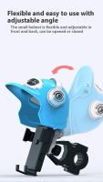 Soporte De Teléfono Para Motocicleta Impermeable Con Sombrilla Navegación Portátil Para Entregador De Comida Montura De Vehículo Unisex - details 3