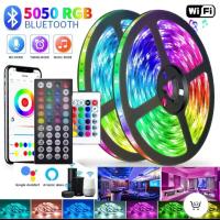 Tira de luz Led con Bluetooth RGB  para interior led 5050 - 3 metros Control remoto,  interiores y exteriores ideal para televisión, interiores y exteriores - details 0