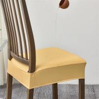 Cubiertas De Silla De Comedor En Cuero PU Impermeable Modernas Y Duraderas Antipolvo Para Hogar Y Hotel Cubierta De Cojín Elástica - details 35