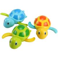 Juguete De Baño Para Bebés Tortuga De Agua Con Cadena Reloj De Manivela Animal De Dibujos Animados Tortuga De Plástico Para Niños Juguete De Playa Infantil - details 4