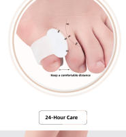 Protector De Dedos De Silicona Para El Cuidado De Los Pies Separador De Dedos Para Pedicura Corrector De Valgo De Dedo Hallux - details 2