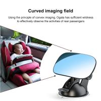 Espejo Retrovisor De Coche 2Pcs Vistas Amplias Para Asientos De Bebé Y Parabrisas Reflejo Claro Rotación De 360 Grados Ajustable Seguridad - details 5