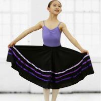 Girls Dance Skirt Long Ballet Skirt Wrap Skirt Stripes Maxi Skirt Vintage Swing Skirt - details 4