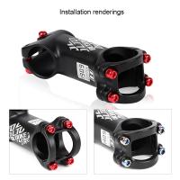 6pcs Bolsa De Tornillos De Acero Inoxidable Para Manillar De Bicicleta M5x18 Duros Y Duraderos En Varios Colores Para Bicicleta De Carretera Y MTB - details 8