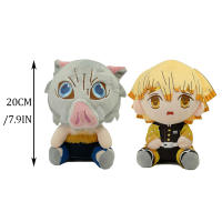 Muñeco De Peluche Demon Slayer 20cm Anime Japonés Tomioka Giyu Kamado Tanjirou Nezuko Agatsuma Zenitsu Regalo Para Mujeres - details 5