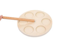 Juguetes Educativos Montessori Para Niños Bloques Arcoíris De Madera Juego De Ensamblaje De Colores Y Formas Entrenamiento De Motricidad Finas Para Bebés Y Niños Pequeños - details 3