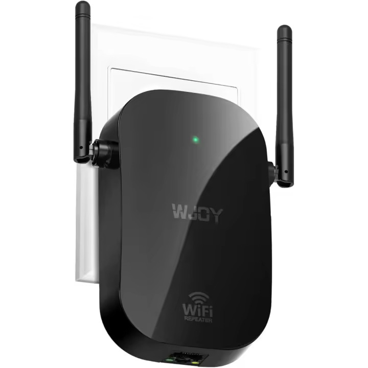 Repetidor WiFi, Amplificador WiFi 1200Mbps (5GHz y 2,4 GHz) con Pantalla LED, Repetidor de señal WiFi Doméstica soporte Modo repetidor / Router / Ap / Puente. - 1