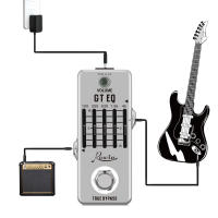 Pedal De Efecto De Guitarra ROWIN 5-band Paramétrico Igualizador De Frecuencia Compensador ±18dB Rango Metal Y Plástico - details 1