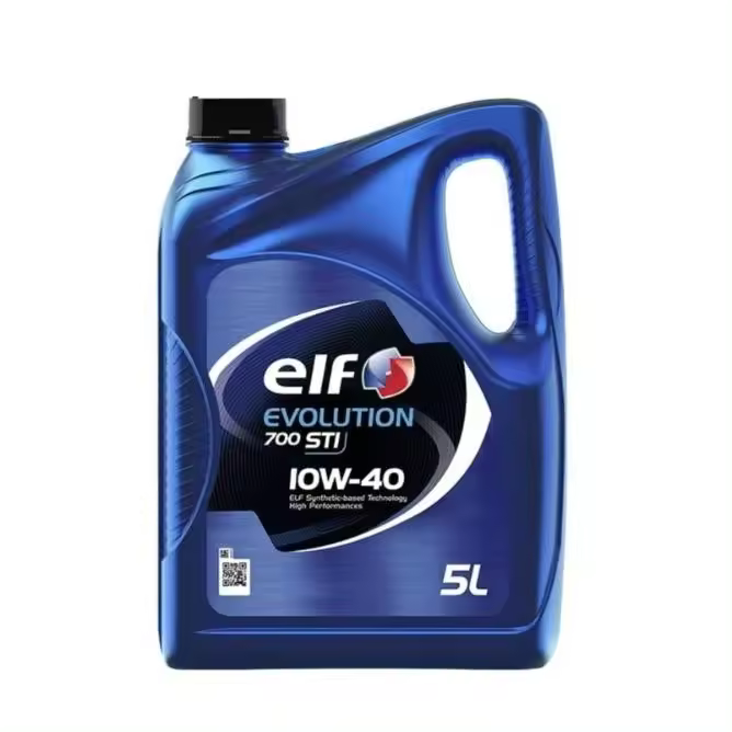 Aceite ELF 10W40 Evolución 700 STI 5L - Motor Gasolina Diésel Inyección Directa - A3/B4 SL/CF - Recomendado Constructores - Mantenimiento Prestaciones - 1
