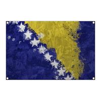 Bandera De Bosnia Para Decorar Habitaciones Y Exterior Hecha De Poliéster Estilo Colgante Personalizable Para Jardín Y Hogar - details 5