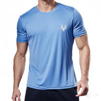 Camiseta De Verano Para Hombre Camiseta Casual De Manga Corta Ropa Deportiva Secado Rápido Tamaño Grande Camiseta De Gimnasio Para Hombres - details 1