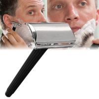 Afeitadora Manual Para Hombres Cuchillo De Acero Inoxidable Doble Faja Antiguo Clásico Herramienta De Eliminación De Vello - details 5