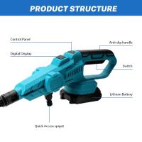 200Bar 3500W 3Gears Brushless Electric High Pressure Washer Cordless Car Washing Gun Water Gun for Makita 18V Battery - details 1
