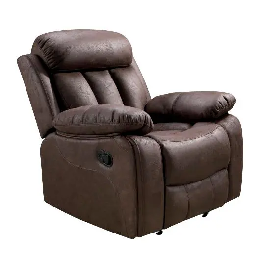 Sillón relax manual modelo Madrid. Tapizado en microfibra algodonada disponible en varios colores - 1