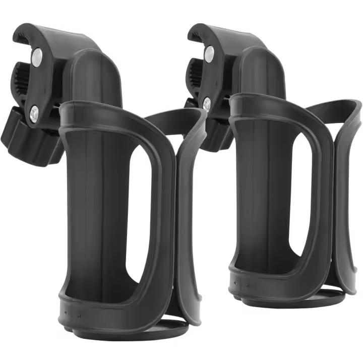 Portavasos Carritos Bebe Portabidon Bicicleta Ajustable 360 Grados de Rotación Universal Bike Cup Holder Manilla Portabidones - 1