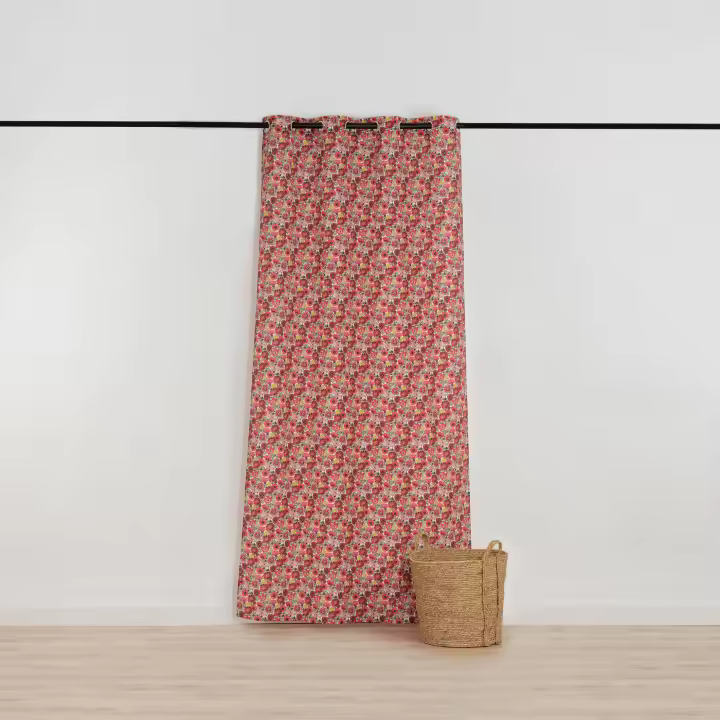 Pack de 2 Cortinas BL Belum con ollaos 140x260 cm Multicolor - Cortinas para salón y dormitorio - Decoración para ventanas - Drapería y cortinaje en línea - Tienda de productos para el hogar - 2UD - Nápoles - 1