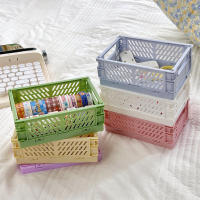 Caja De Almacenamiento Plegable Para Escritorio S/M Organizador Multifuncional De Juguetes Y Accesorios Bebé Caja De Maquillaje Y Papelería Portátil Ecológico Material Plástico - details 8