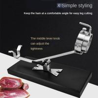 Jamonero profesional de acero inoxidable 304 - Soporte giratorio 360° para jamones ibéricos/pata negra/serrano, base antideslizante para una perfecta fijación - ideal para casa/bar/regalos - details 4