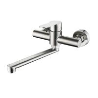 Grifo de Cocina montado en la pared Grifo de pared del fregadero Grifo de La Cocina monomando con versión Larga giratoria de 360 ° para Cocina Chromo - details 0