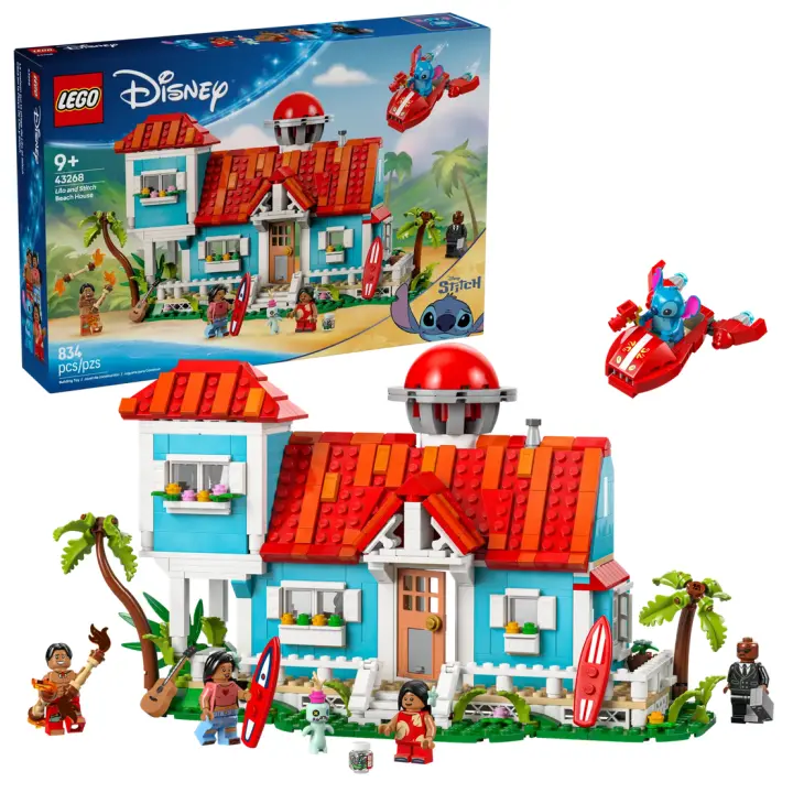 LEGO DISNEY 43268: Casa en la Playa de Lilo y Stitch - 1