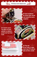 Regalos De Navidad Puzzle 3D Educativo Para Niños DIY Manualidades Educativas Juguete De Construcción Para Kindergarten - details 14