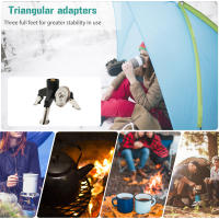 Adaptador De Tanque De Gas Para Estufa De Tripode Ultraligero Equipamiento De Camping Y Senderismo Con Three Legs - details 6