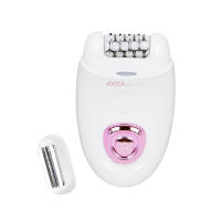 Depiladora Jocca compacta con 2 velocidades y cabezal intercambiable de fácil limpieza y cabezal lavable: agarre ergonómico, carga USB, luz Integrada, 32 Pinzas, autonomía de 60 minutos. Piel suave y sin vello durante semanas. Incluye funda de viaje - details 1