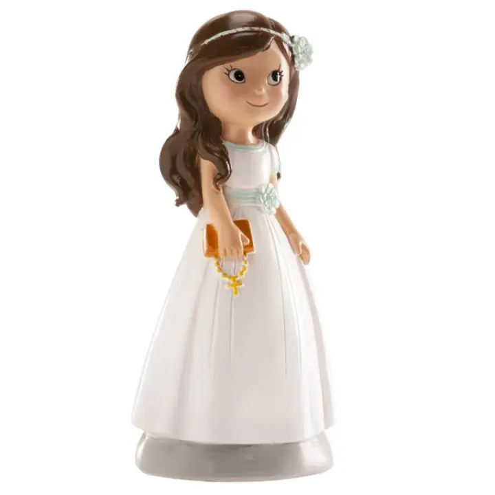 Figura comunión niña PARA TARTA PRIMERA COMUNION DECORACION CONFIRMACION CUMPLEAÑOS ADA Y SUS DETALLES - 1