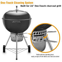 Kit De Limpieza Un Toque Para Barbacoa Weber 22-1/2 Pulgadas Accesorios De Reemplazo Fácil Instalación Eco-amigable - details 5