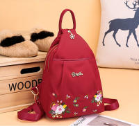 Mochila Pequeña De Encaje Estilo Sencillo Para Mujer Bolsa De Hombro Casual Mochila De Viaje Oxford Bolsa De Pecho - details 5
