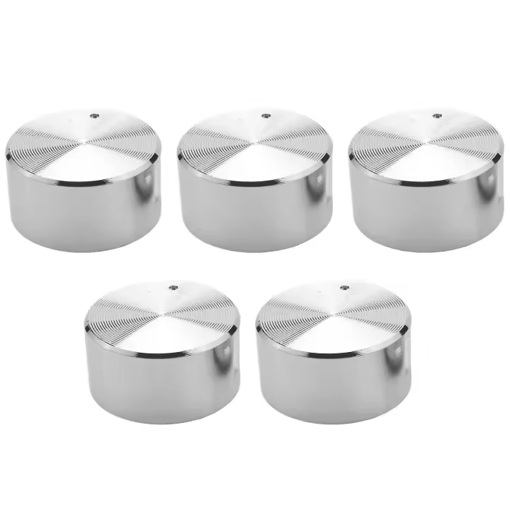 5pcs Metal Gas Stove Knobs 6mm Cooker Control Range Oven Knob Burner Knob Gas Hob Switch Kitchen Re - 1