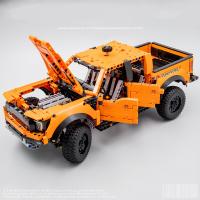 Modelo De Camión De Montaje Dificultoso F150 Pickup Truck Raptor Para Niños Juguetes De Bloques De Construcción Técnica Regalo Para Fiestas - details 1