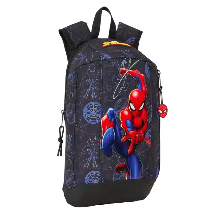 Mini Mochila Cremallera Vertical Spider-Man "Attack" 22X39X10Cm (Safta 612543821) - 1
