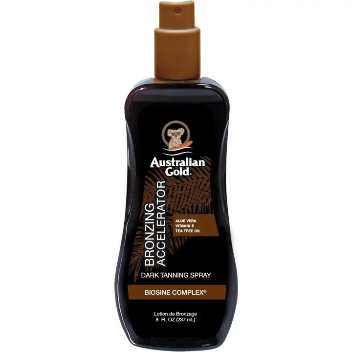 Australian Gold Accelerator With Bronzer Spray Gel 237 Ml para Todo Tipo de Piel - 1