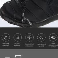 Botas De Nieve Para Mujer Botines De Invierno Con Plush Impermeables Y Antideslizantes Zapatos De Plataforma Unisex Con Tacón Bajo - details 5