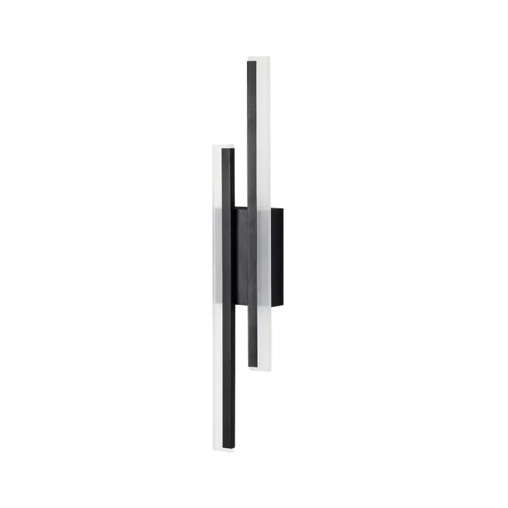Lámpara De Pared Moderna LED Nordic 12W Negra Con Sombrilla De Acrílico Iluminación Dual Para Cocina Comedor Dormitorio - 1
